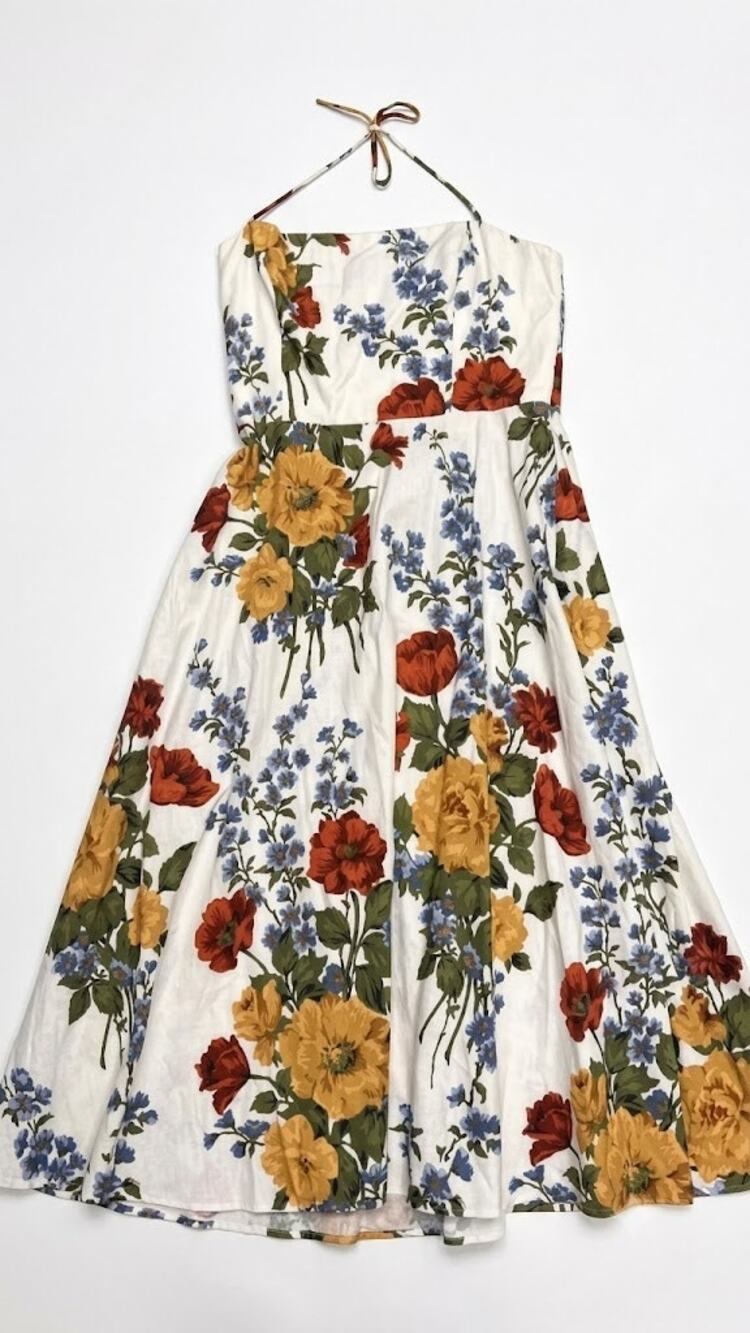 O.P.T Linen Dress Size L NWT